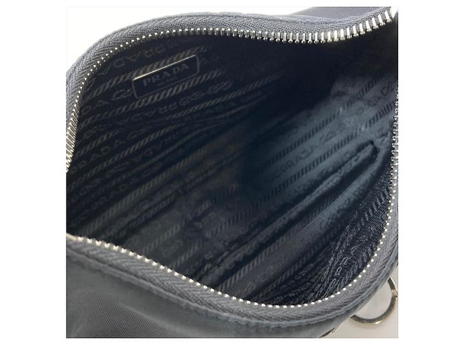 Borsa a tracolla Prada Re-Edition 2005 Re-Nylon Nero - vista 8