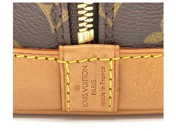 Borsa Louis Vuitton Alma PM Marrone - vista 6