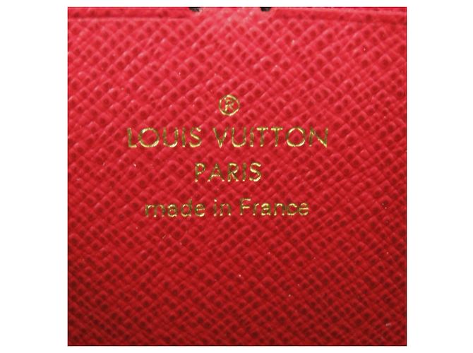 Cartera Louis Vuitton Clemence Damier Long Castaño Fucsia Damier ebene - vista 8