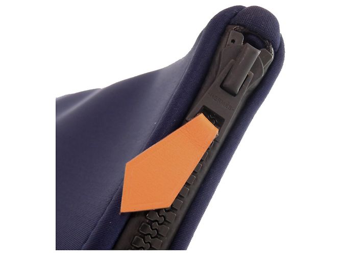 Hermès Pochette borsa in nylon Hermes Neoban GM Blu - vista 5