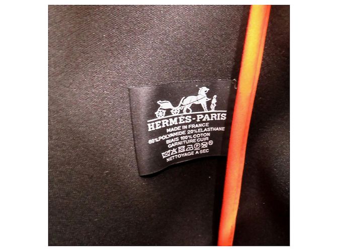 Hermès Pochette borsa in nylon Hermes Neoban GM Blu - vista 6