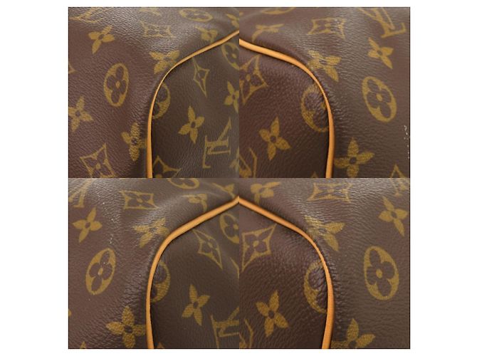 Louis Vuitton Keepall Bandoulière 60 Monogram Borsa Boston Marrone - vista 4