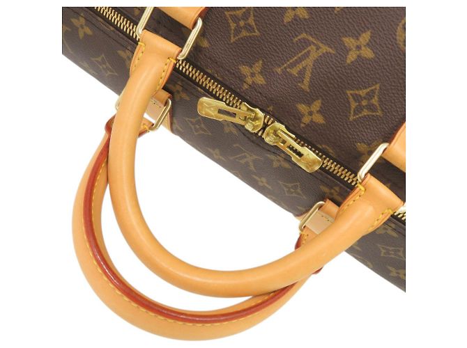 Louis Vuitton Keepall Bandoulière 60 Monogram Borsa Boston Marrone - vista 6