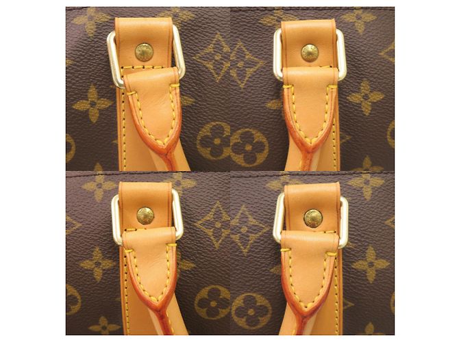 Louis Vuitton Keepall Bandoulière 60 Monogram Borsa Boston Marrone - vista 7