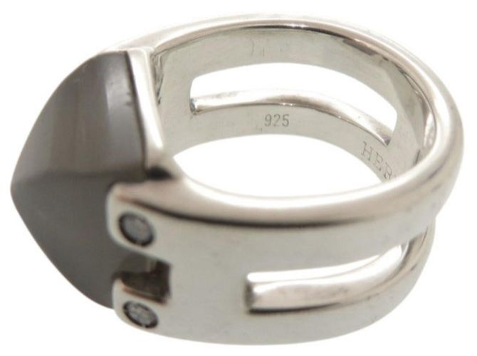 Ring Hermès Anello Hermes Vintage Medor in argento sterling 925 - vista 8