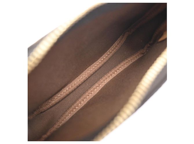 Louis Vuitton Mini pochette accessori Canvas Mini Marrone - vista 5