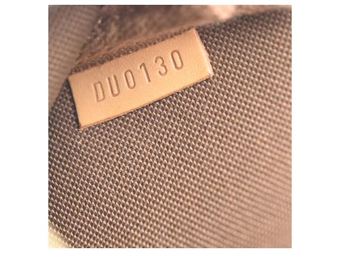 Louis Vuitton Mini pochette accessori Canvas Mini Marrone - vista 7
