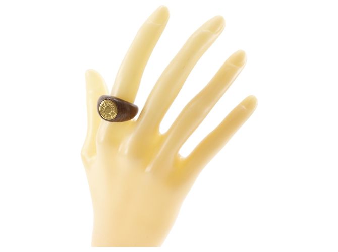 Ring Hermès Anillo Sellier Hermes Castaño - vista 2