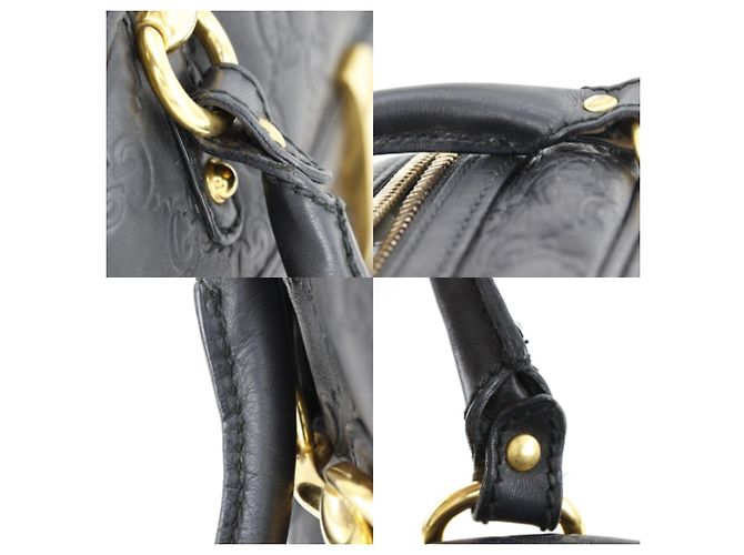 Bamboo Borsa Gucci Guccissima Nero - vista 15