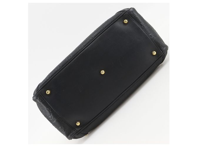 Bamboo Borsa Gucci Guccissima Nero - vista 17