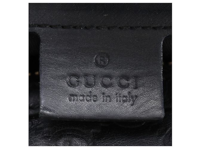Bamboo Borsa Gucci Guccissima Nero - vista 18
