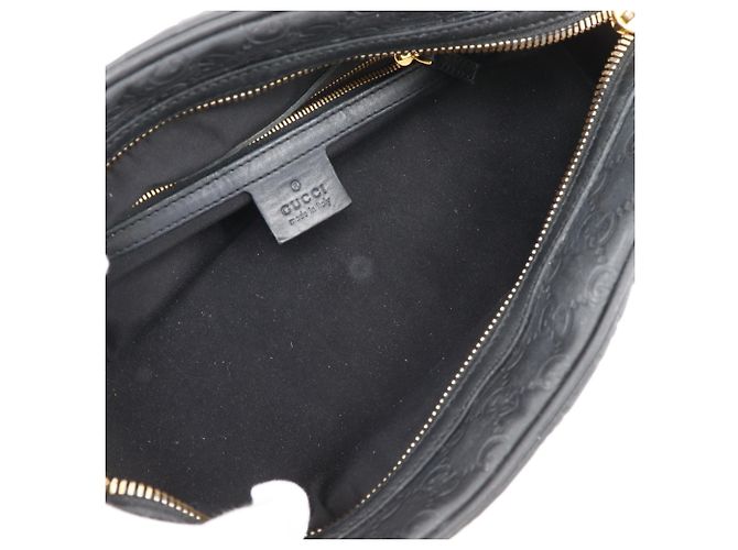 Bamboo Borsa Gucci Guccissima Nero - vista 6