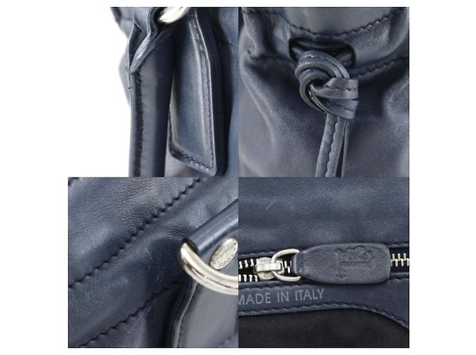Tod's D-Bag Tote Bag aus Leder Navy Blau Marineblau - Ansicht 11