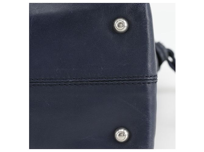 Tod's D-Bag Tote Bag aus Leder Navy Blau Marineblau - Ansicht 15