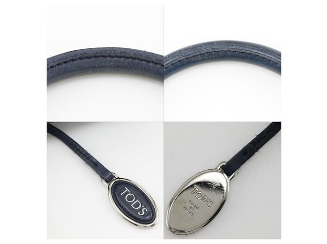 Tod's D-Bag Tote Bag aus Leder Navy Blau Marineblau - Ansicht 18
