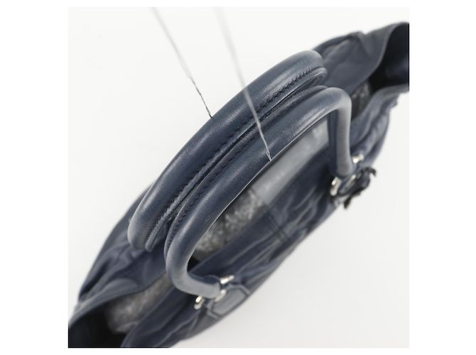 Tod's D-Bag Tote Bag aus Leder Navy Blau Marineblau - Ansicht 5