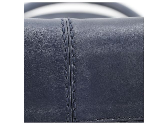 Tod's D-Bag Tote Bag aus Leder Navy Blau Marineblau - Ansicht 9