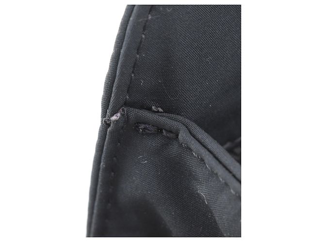 Borsa a tracolla con catena in nylon nero Bottega Veneta - vista 10