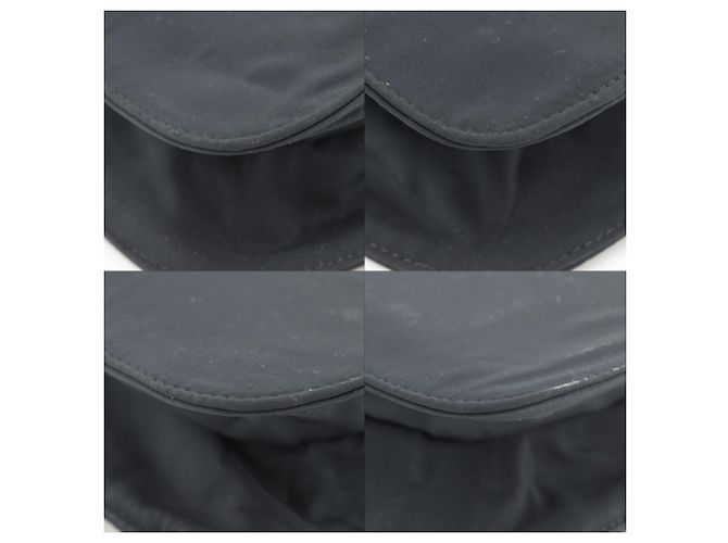 Borsa a tracolla con catena in nylon nero Bottega Veneta - vista 4