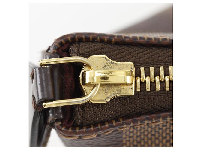 Borsa Tote Louis Vuitton Jena PM Marrone Damier ebene - vista 9