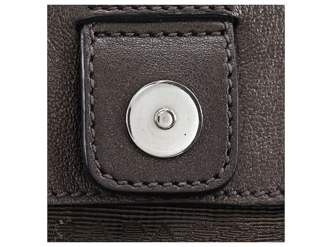 Borsa Tote con volant Prada BR3987 in pelle marrone - vista 14