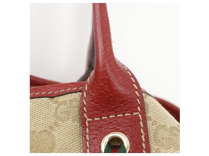 Borsa Tote Princy Gucci in tela GG marrone - vista 10