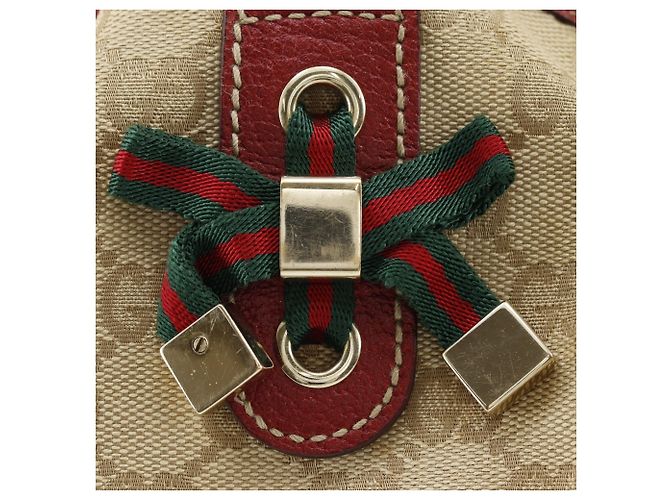 Borsa Tote Princy Gucci in tela GG marrone - vista 14