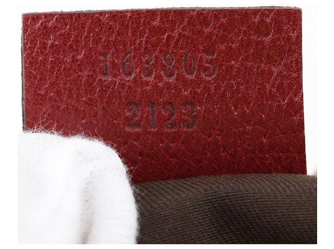 Borsa Tote Princy Gucci in tela GG marrone - vista 16