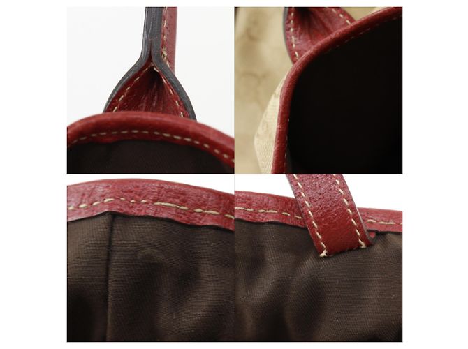 Borsa Tote Princy Gucci in tela GG marrone - vista 8