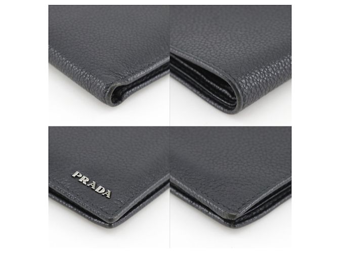 Prada Bi-fold Wallet 2MO513 in Black Leather - view 4