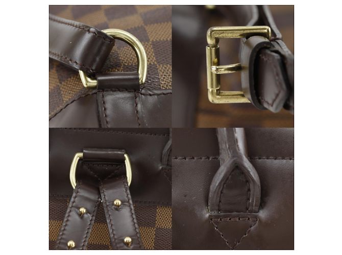 Zaino Louis Vuitton Soho Marrone Damier ebene - vista 15