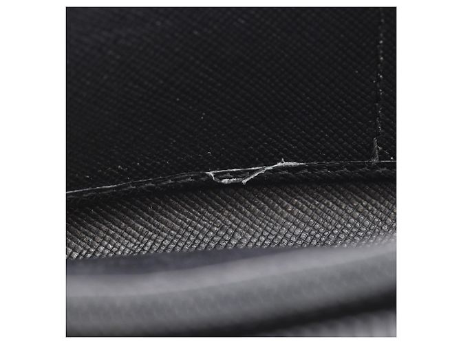 Prada M506 Nylon Reißverschluss-Langgeldbörse Schwarz - Ansicht 11