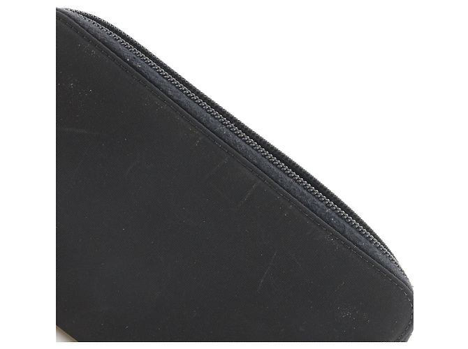 Prada M506 Nylon Reißverschluss-Langgeldbörse Schwarz - Ansicht 12
