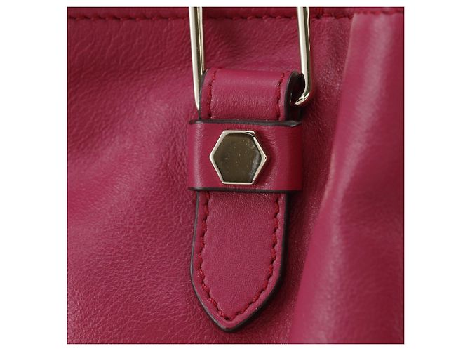 Tod's Pink Leder Blumen Tote Bag - Ansicht 13