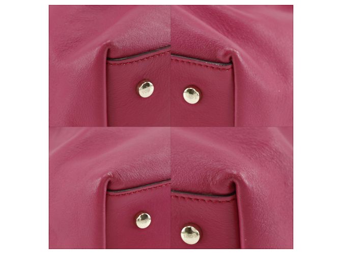 Tod's Pink Leder Blumen Tote Bag - Ansicht 4