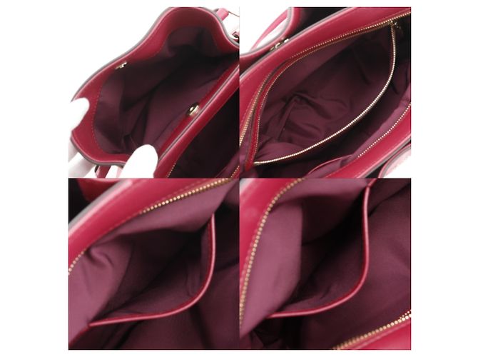 Tod's Pink Leder Blumen Tote Bag - Ansicht 8