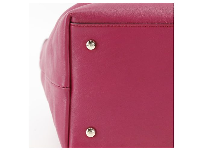 Tod's Pink Leder Blumen Tote Bag - Ansicht 9