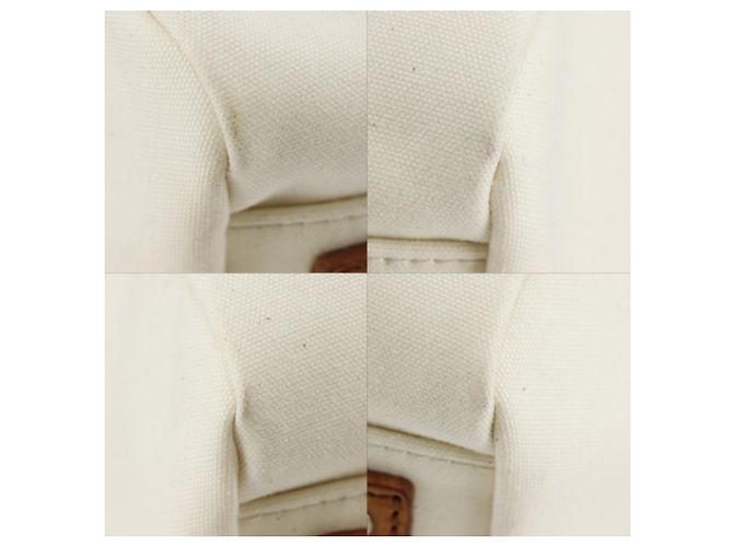 Borsa Boston in tela Off-White Gucci Bianco sporco - vista 4