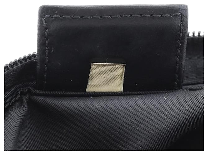 Borsa a tracolla in nylon nero Prada - vista 8