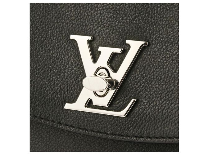 Borsa a mano/Borsa a tracolla 2-way Louis Vuitton Lockme Ever MINI Nero - vista 10