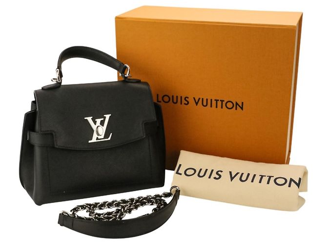 Borsa a mano/Borsa a tracolla 2-way Louis Vuitton Lockme Ever MINI Nero - vista 12
