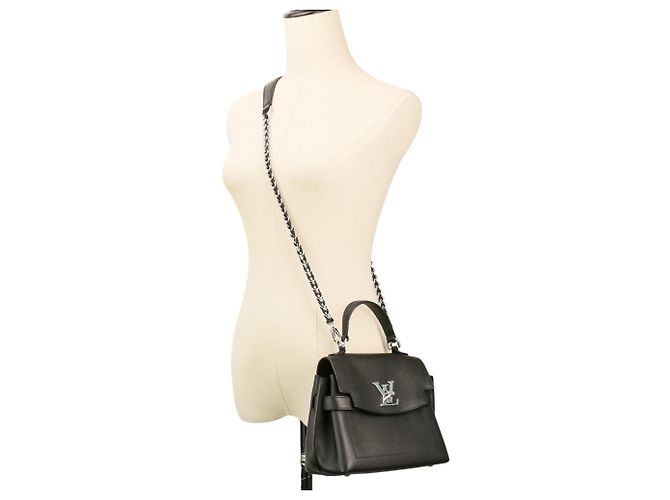 Borsa a mano/Borsa a tracolla 2-way Louis Vuitton Lockme Ever MINI Nero - vista 2