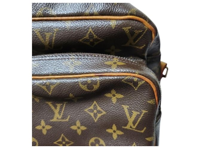 Borsa a Spalla Louis Vuitton Monogram Nile Marrone - vista 15