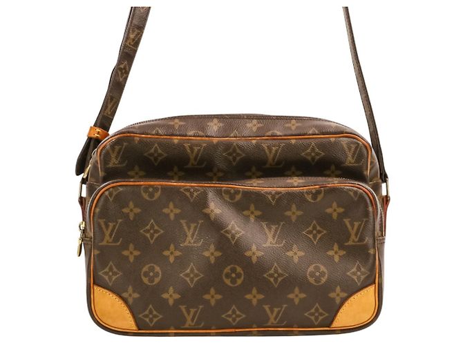 Borsa a Spalla Louis Vuitton Monogram Nile Marrone - vista 3