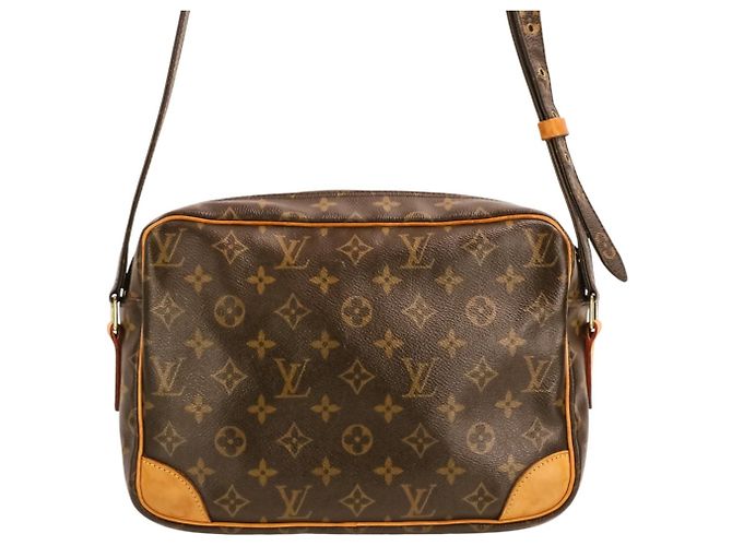 Borsa a Spalla Louis Vuitton Monogram Nile Marrone - vista 4
