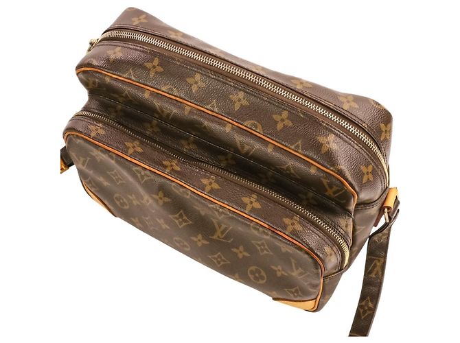 Borsa a Spalla Louis Vuitton Monogram Nile Marrone - vista 8