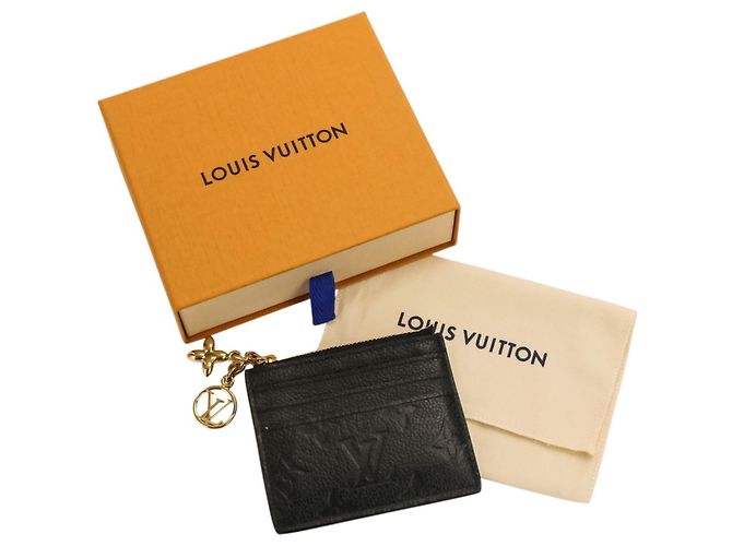 Tarjetero Monogram Empreinte Louis Vuitton en negro - vista 10