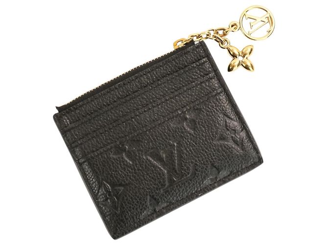 Tarjetero Monogram Empreinte Louis Vuitton en negro - vista 2