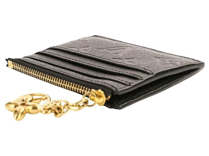 Tarjetero Monogram Empreinte Louis Vuitton en negro - vista 4