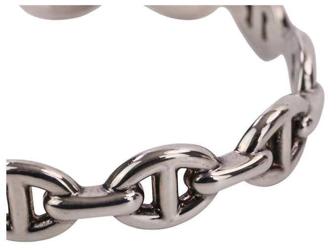 Hermès Hermes Chaine d'Ancre Enchainee Bracciale con Charm in Argento 925 - vista 11